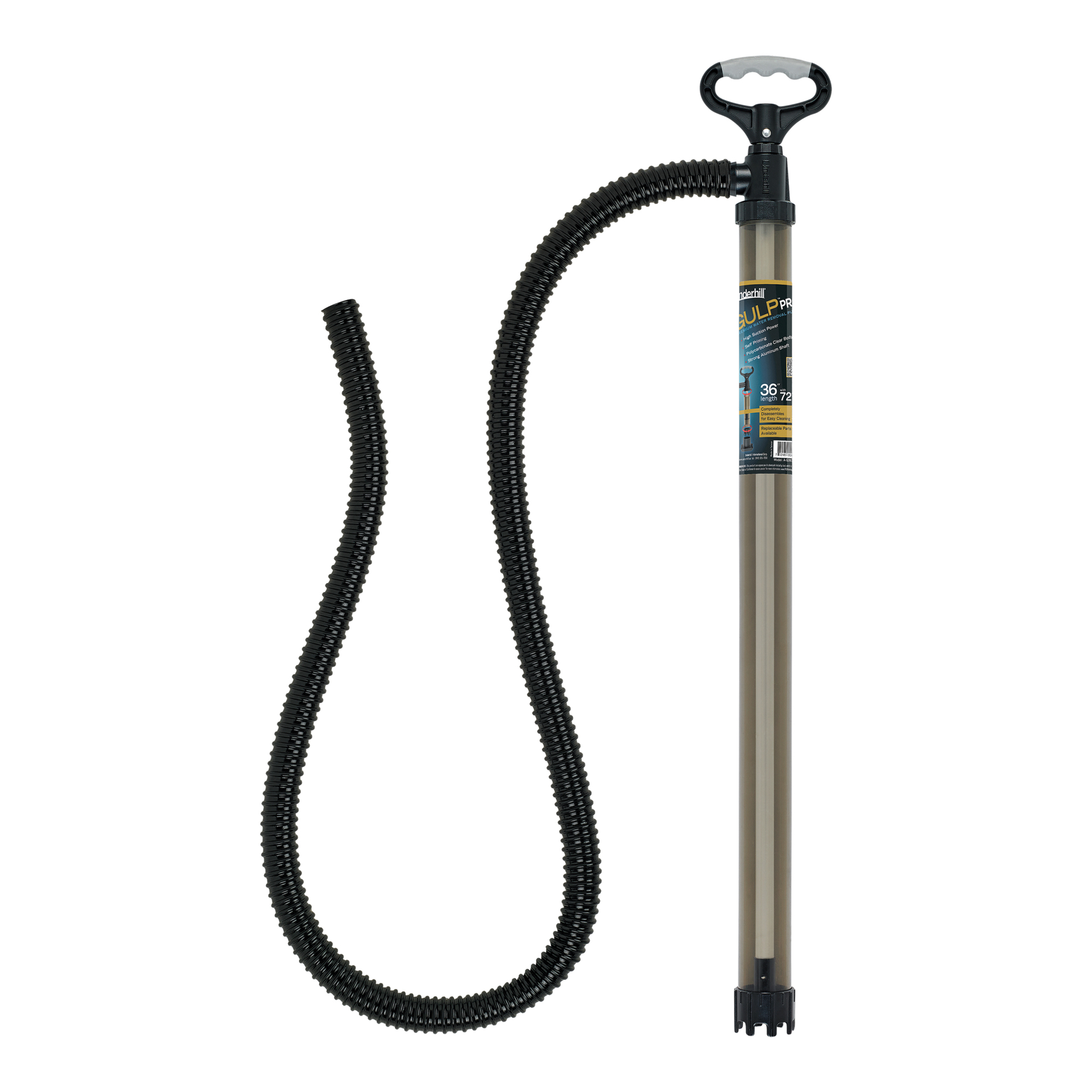 Underhill Big Gulp Pro High-Capacity Water Transfer Pump with 72 in. Hose